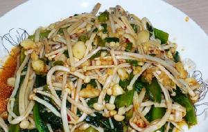 金針菇拌萵筍葉 金針菇拌萵筍葉