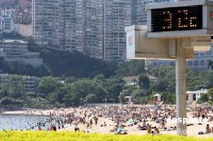 香港某海灘的氣象預報