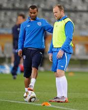 韋恩&middot;魯尼在訓練場上