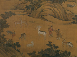 明人畫百祿圖 明人畫百祿圖