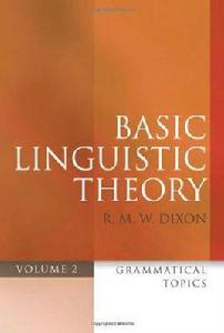 Basic Linguistic Theory Basic Linguistic Theory