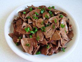 清炒豬肝 清炒豬肝