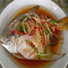 清蒸鯧魚 清蒸鯧魚