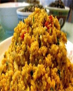 榨菜丁炒魚籽 榨菜丁炒魚籽