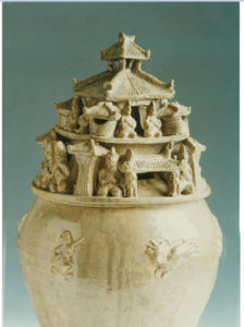 甌窯堆塑罐 甌窯堆塑罐