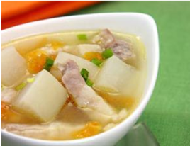 白芷蘿蔔肉湯 白芷蘿蔔肉湯