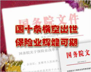 國務院關於保險業改革發展的若干意見 國務院關於保險業改革發展的若干意見