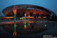 廊坊體育場夜景