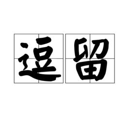 逗留[詞語釋義]