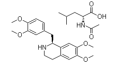 R-四氫罌粟鹼-N-乙醯-L-亮氨酸鹽 R-四氫罌粟鹼-N-乙醯-L-亮氨酸鹽