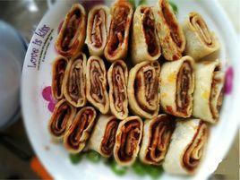 豆沙卷餅 豆沙卷餅