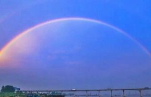 揚中二橋的雙彩虹