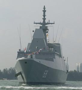 （圖）新加坡威武號隱身護衛艦