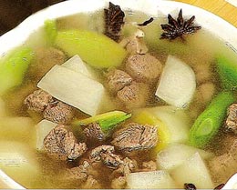 白蘿蔔羊肉湯