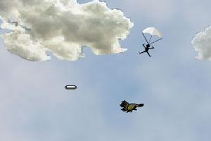 火柴人高空跳傘 火柴人高空跳傘