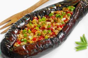 肉末烤茄子 肉末烤茄子