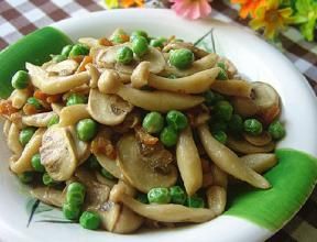 海米炒油平菇 海米炒油平菇