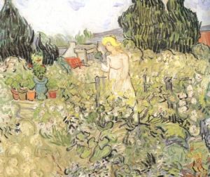 庭院中的賈歇姑娘