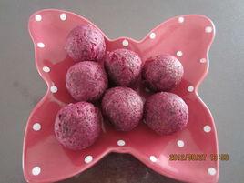 炸紫薯球 炸紫薯球