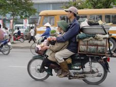 機車的使用在越南被最大化了
