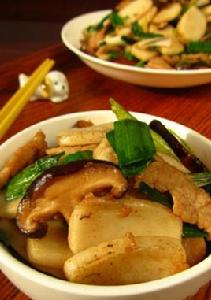 豬肉炒年糕 豬肉炒年糕