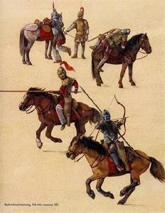 拜占庭騎兵在當時已經非常的東方化