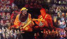 “涼州會盟”唐卡