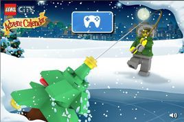 樂高冰湖釣聖誕樹