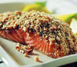 橄欖油核桃醬三文魚 橄欖油核桃醬三文魚