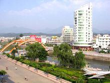 武平縣城區一角