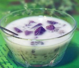 紫薯西米露 紫薯西米露