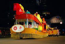 2007年香港花車亮相大巡遊