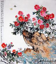 牡丹國畫