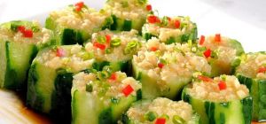 金銀蒜蓉蒸絲瓜 金銀蒜蓉蒸絲瓜