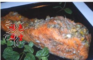 烤檸檬三文魚 烤檸檬三文魚