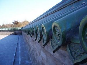 （圖）天壇的琉璃瓦