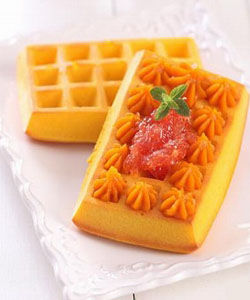 紅柚醬南瓜華夫餅 紅柚醬南瓜華夫餅