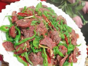 青椒牛腱 青椒牛腱