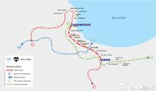阿爾及爾捷運路線圖