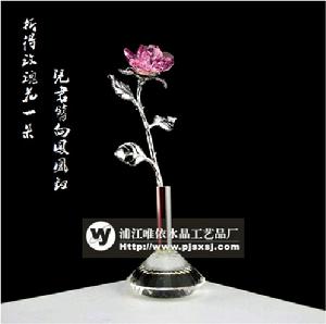 水晶玫瑰花 水晶玫瑰花
