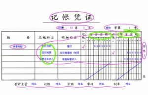 記賬憑證