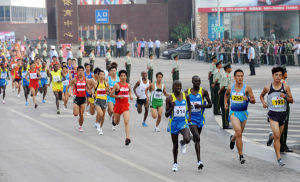 首屆太原國際馬拉松賽舉行