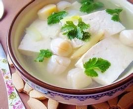 豆腐乾貝湯 豆腐乾貝湯