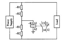 電壓繼電器法示意圖