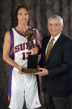 納什獲得MVP獎盃