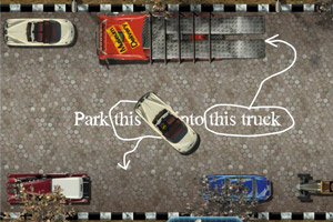 停靠老式轎車無敵版