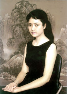 《青年女歌手》