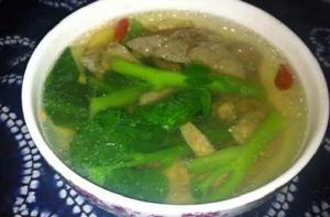 生菜豬肝湯 生菜豬肝湯