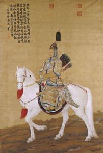 郎世寧乾隆皇帝大閱圖軸 郎世寧乾隆皇帝大閱圖軸