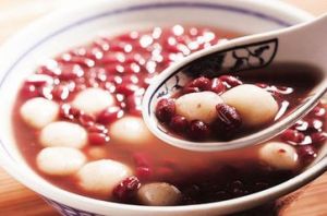 山藥紅豆湯圓 山藥紅豆湯圓